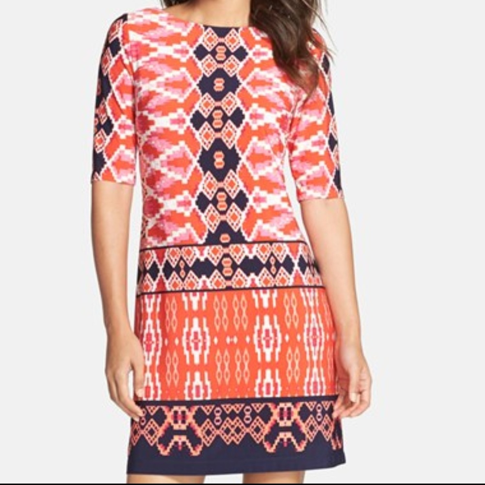Eliza J Print Jersey Shift dress 4